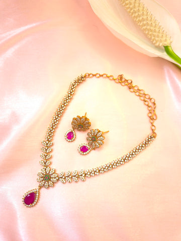 Gulabi Grace Necklace Set