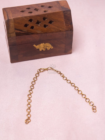 Gold-Tone Adjustable Jewellery Extension Chain |  Necklace Extension Chain