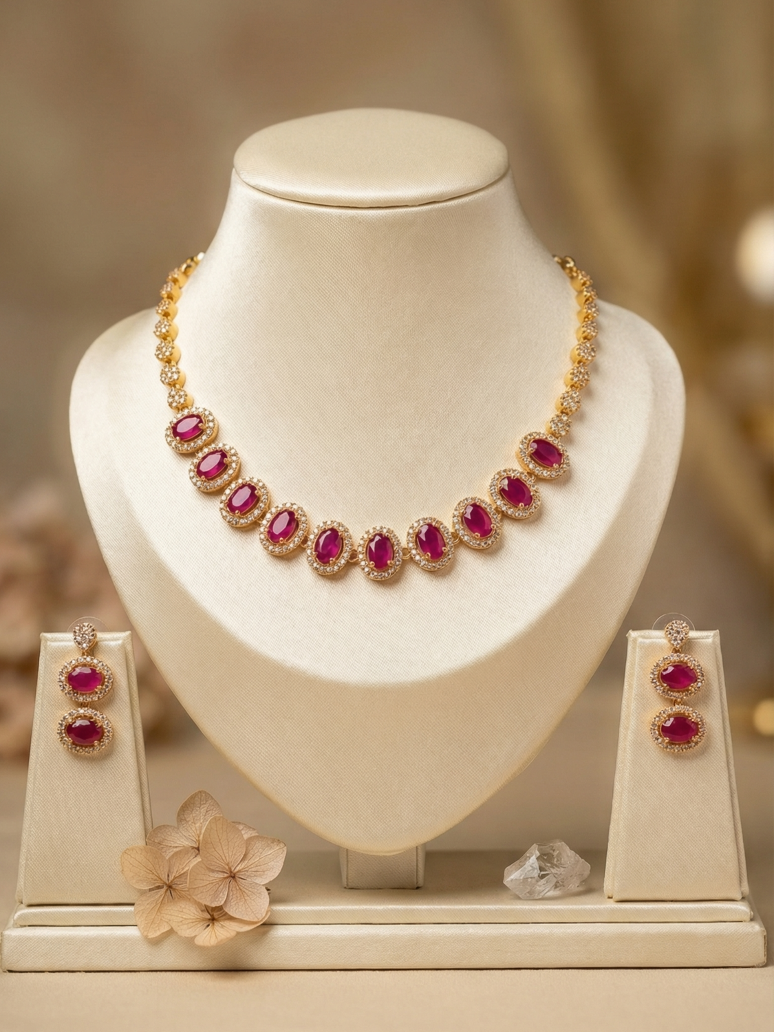 Oval Grace Necklace Set