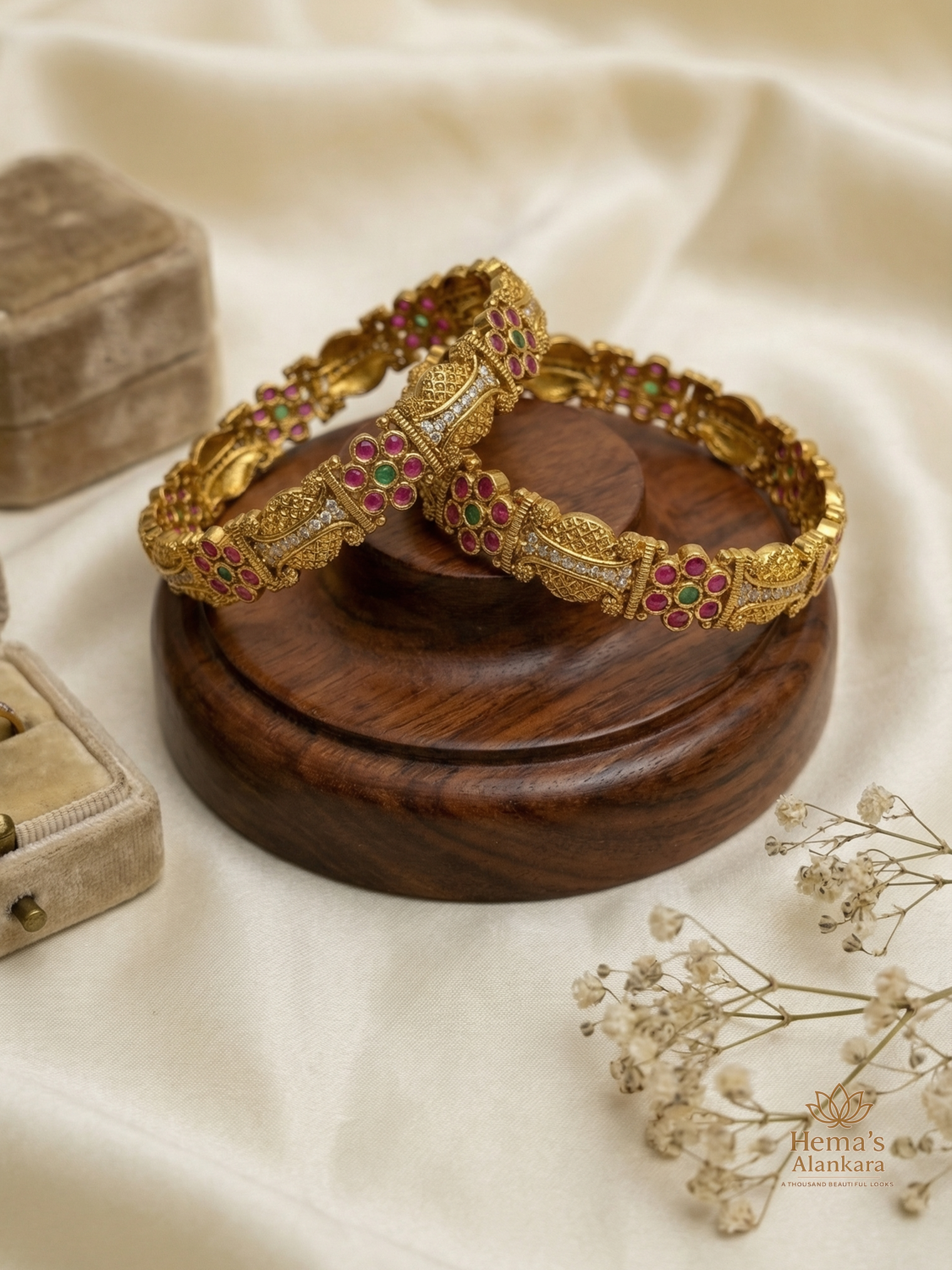 Kemp Floral Bangles