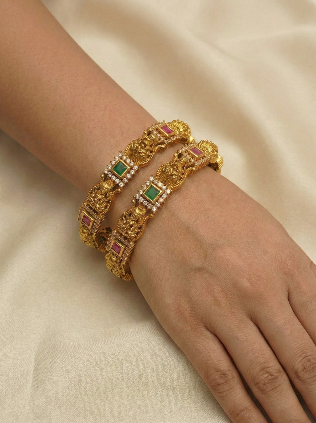 Navaratna Lakshmi Bangle Set