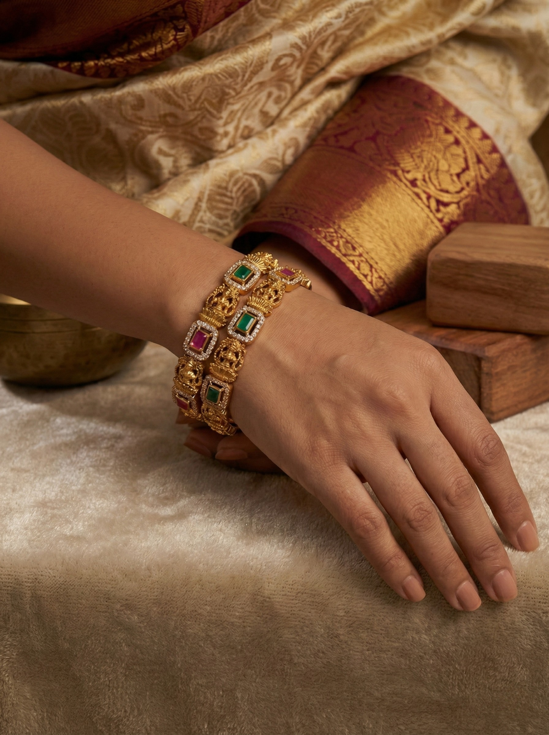 Aishwarya Lakshmi Heritage Bangles