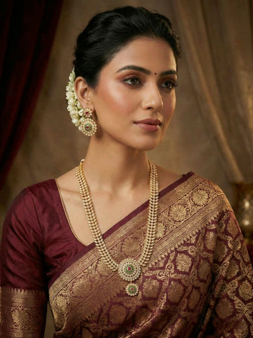 Chandrika White Stone Necklace Set